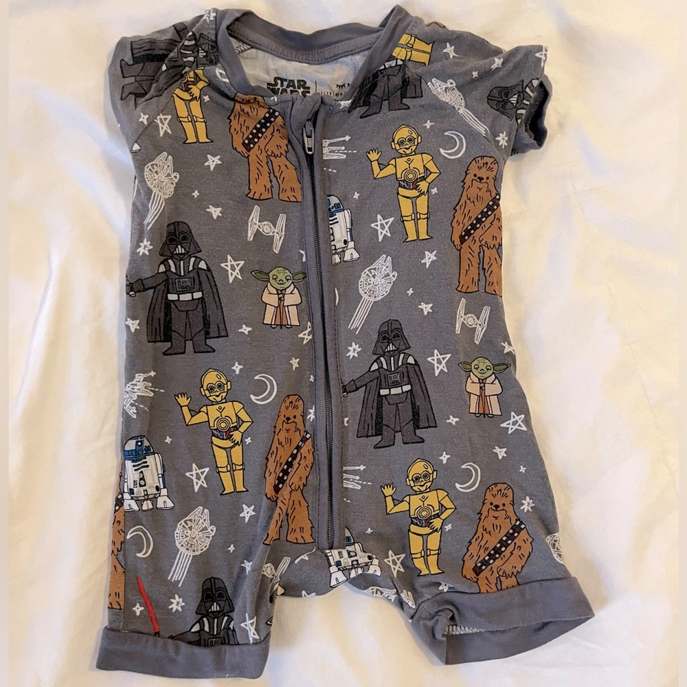 Little sleepies May the force be with you bodysuit